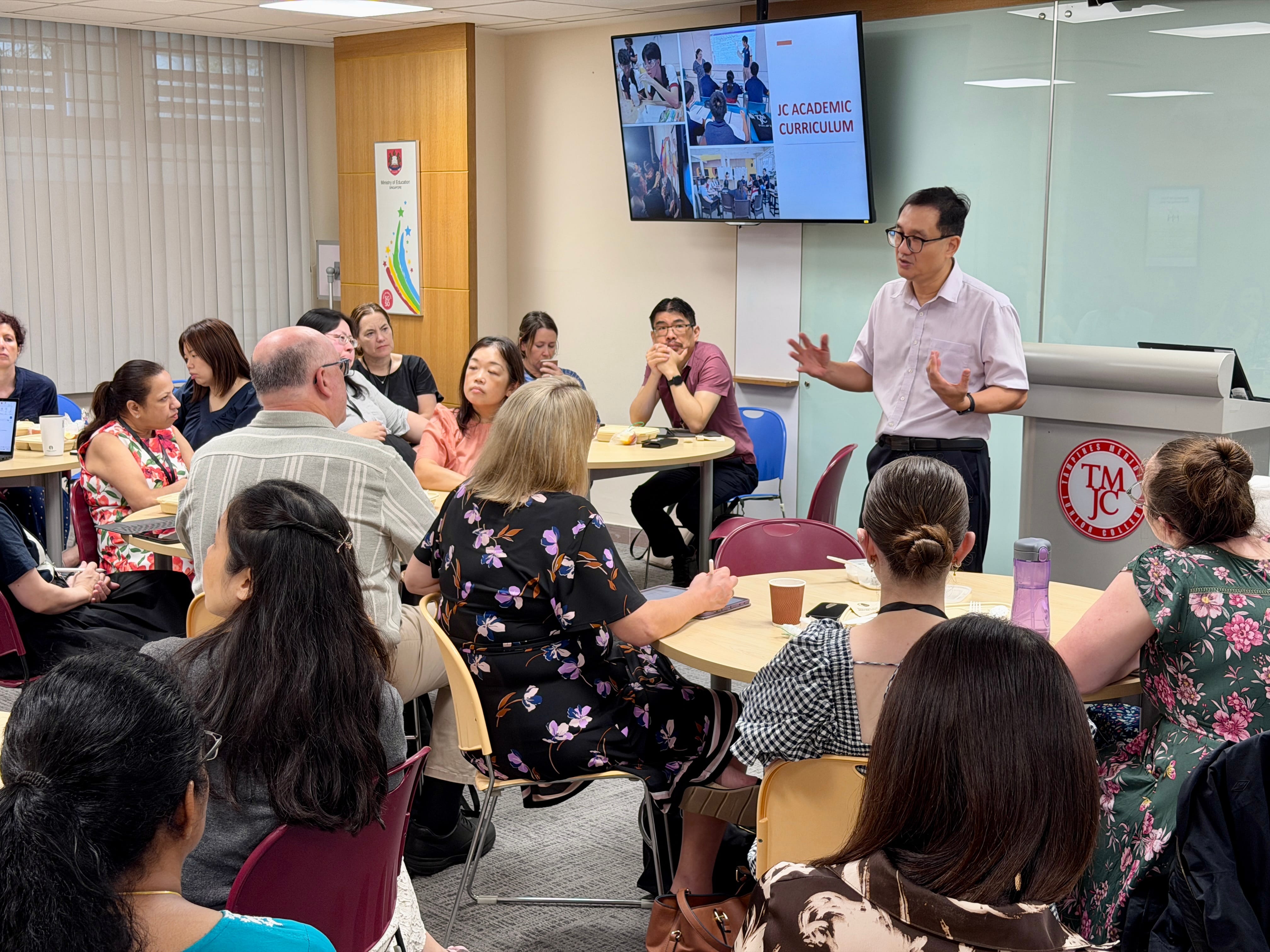 Welcome Address by our Principal, Mr Sin Kim Ho